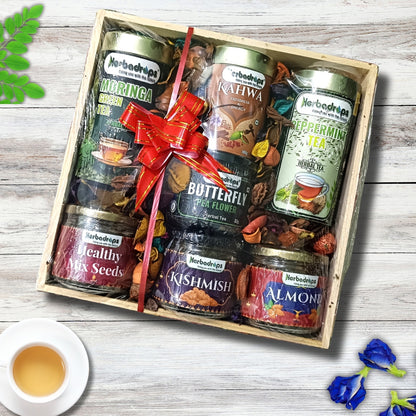 Gift Hamper- Diwali Delight Tea & Snack Basket