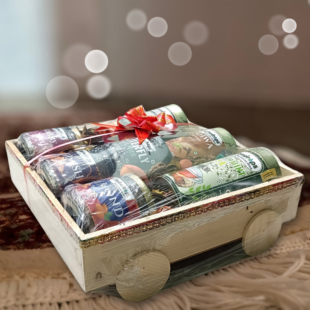 Gift Hamper- Diwali Delight Tea & Snack Basket