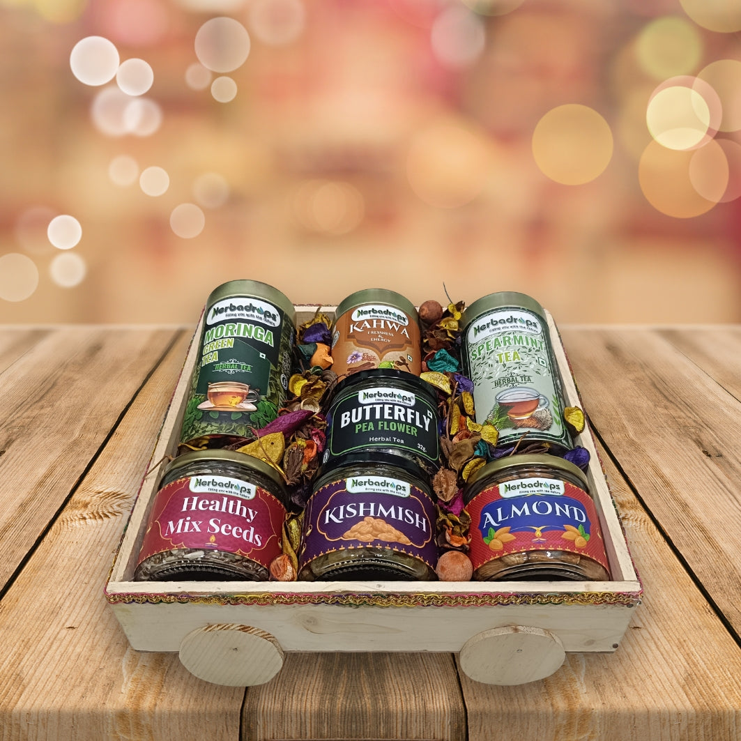 Gift Hamper- Diwali Delight Tea & Snack Basket